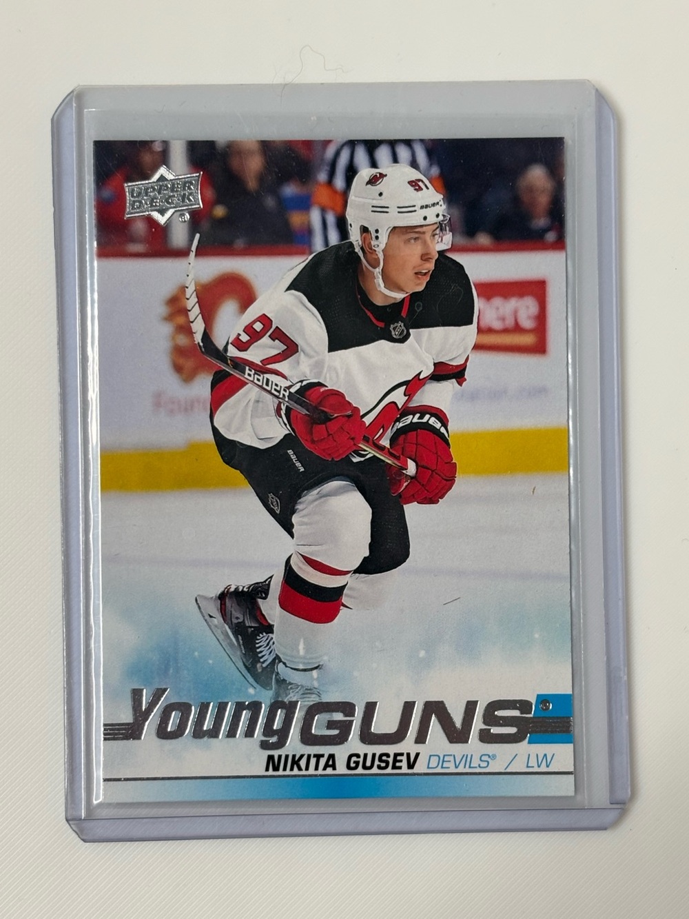 Nikita Gusev 2019-20 Upper Deck Young Guns Rookie #468 New Jersey Devils 🏒